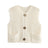 Street Fashion Crochet Hollow Vest Solid Color Versatile Round Neck Jacket - V.I.P Digital Presence