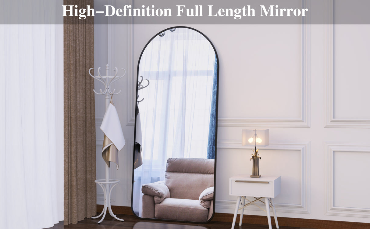 71"×32" Big Full Body Mirror for Bedroom Oversized Floor Mirror Large Standing Mirror Living Room Dressing Mirror Leaning Agains