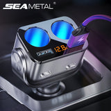 Car Cigarette Lighter Socket Splitter Charger Dual USB QC 3.0 Quick Charge 12V Auto Cigarette Lighter Sockets Power Adapter Plug - V.I.P Digital Presence