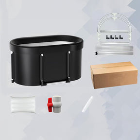 Portable multi-layer outdoor cold immersion bathtub for athletes' recovery, foldable for family use. - V.I.P Digital Presence