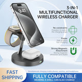 Zinc alloy magnetic bracket magnetic three in one wireless charger suitable for Apple magnetic fast charging - V.I.P Digital Presence