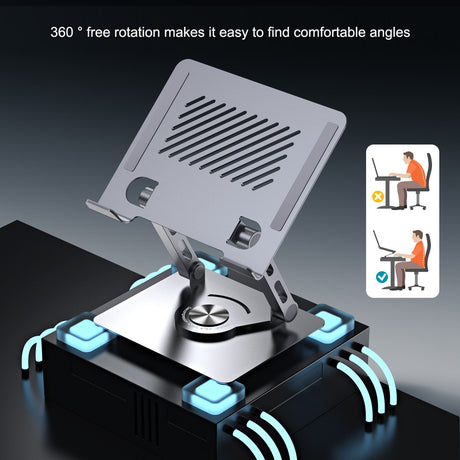 Dual arm support tablet stand with infinite adjustment, rotation, folding, heat dissipation, gaming phone stand - V.I.P Digital Presence