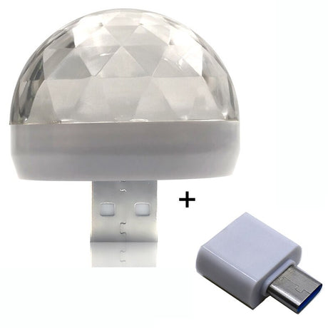 Mini USB Colorful Atmosphere Light Car USB Party Light DJ LED RGB Interior Lamp Club Disco Magic Stage Effect Portable Lights - V.I.P Digital Presence