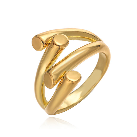 Simple and personalized smooth irregular geometric ring for women niche and versatile ring - V.I.P Digital Presence