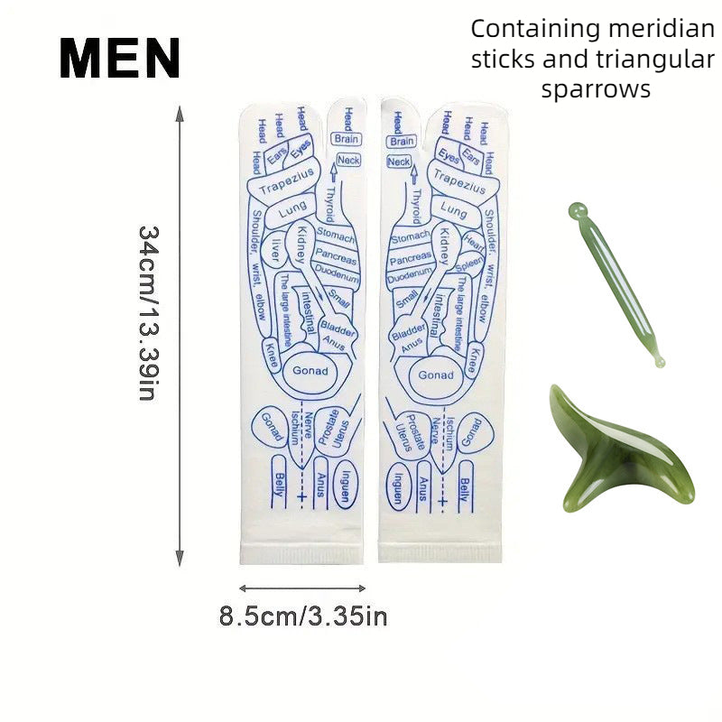 Warp socks English acupoint socks meridian socks massage socks - V.I.P Digital Presence