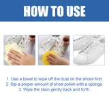 Little White Shoes Cleaning Cream, Little White Shoes Clean Stains Shoes Edge Yellow Free Wash Whitening Cleaning Cream - V.I.P Digital Presence