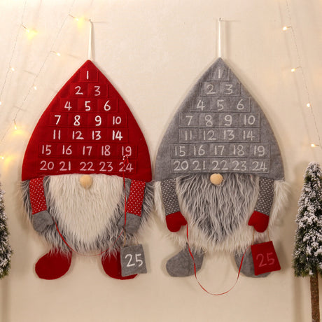 Christmas decorations non-woven fabric simulation wool creative forest man calendar Christmas calendar ornaments - V.I.P Digital Presence