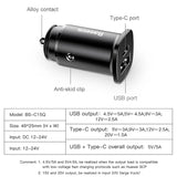 Baseus 30W Dual USB C PD Quick Charge QC 4.0 Car Charger For Mobile Phone Charger Fast USB PD Type C AFC SCP Car Phone Charger - V.I.P Digital Presence