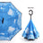 C Handle Windproof Reverse Folding Umbrella Man Women Sun Rain Car Inverted Umbrellas - V.I.P Digital Presence