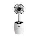 New Rotary Spray Fan USB Rechargeable Mini Humidifier Portable Silent Shaking Head Fan - V.I.P Digital Presence