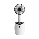 New Rotary Spray Fan USB Rechargeable Mini Humidifier Portable Silent Shaking Head Fan - V.I.P Digital Presence