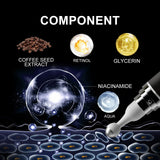Crema de ojos Eye Roller con bolas de masaje para reducir líneas finas, bolsas, hinchazón y ojeras.