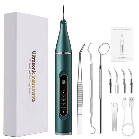 Ultrasonic dental cleaner portable oral care cleaning device stone removal and whitening dental cleaner - V.I.P Digital Presence