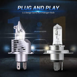 KAFOLEE H4 9003 HB2 LED headlight bulbs 12V 24V 80W 16000LM diode lamps LED H4 for cars high beam dipped beam auto grade chips - V.I.P Digital Presence