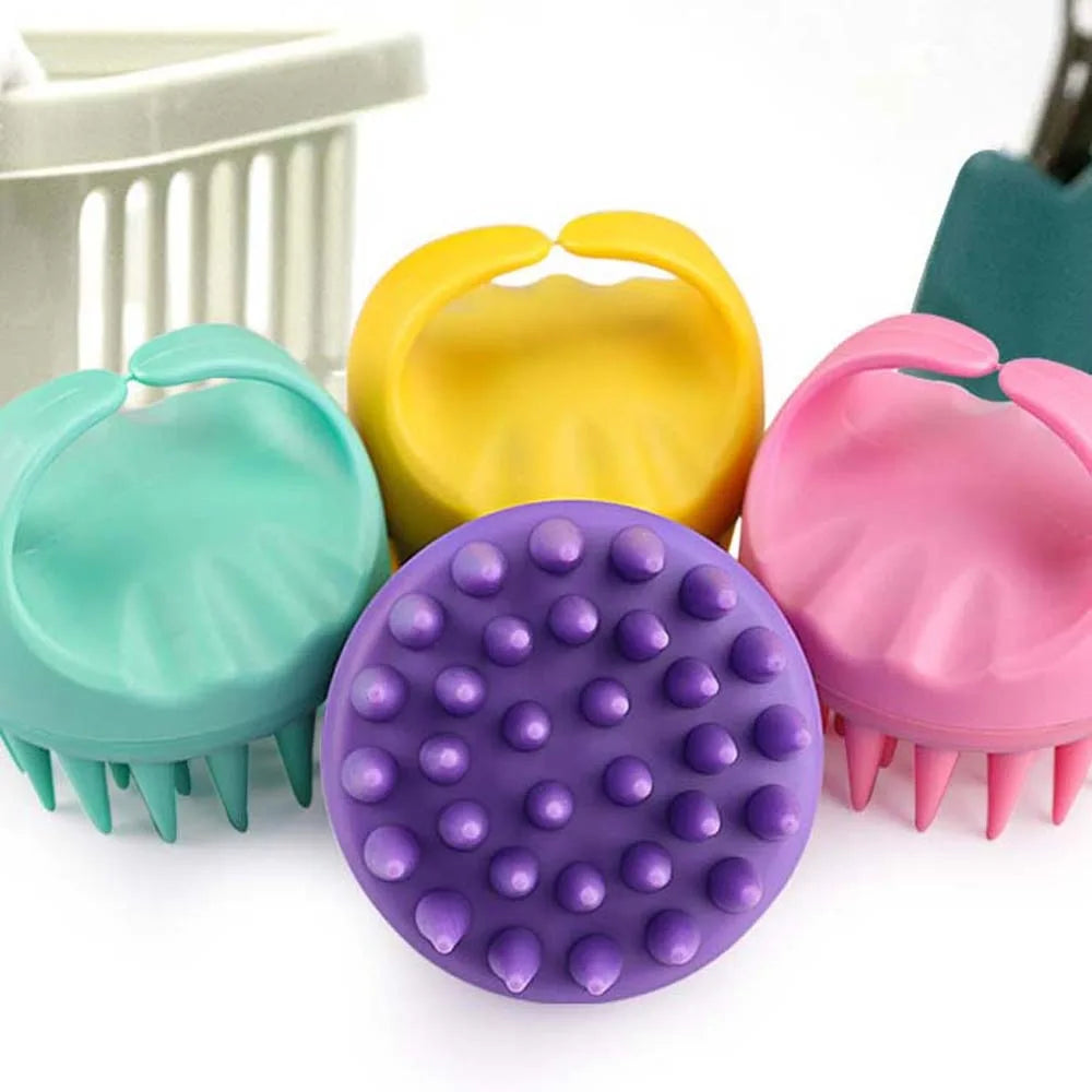 Portable Long Tooth Shampoo Brush Handheld Round Soft Scalp Massage Brush Bath Massage Brush Hair Shower Brush Comb Hair Care - V.I.P Digital Presence