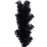 6FT artificial fir curved top Halloween tree, with 1080 lush branch tips and 300 LED lights in a Christmas and Halloween style - V.I.P Digital Presence