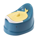 Orinal para niños pequeños, entrenador de inodoro para bebés, inodoro portátil de entrenamiento para viajes, estable y seguro, diseño de fondo ovalado, orinal antideslizante para