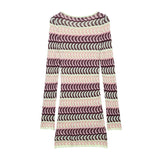 Style Women's Fashion Casual Long Sleeve Fitted Knit Dress - V.I.P Digital Presence