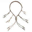 Hunting Decoy Rope Hunting Duck Call Lanyard Cord Hunter Game Whistle Lanyard Hunting Decoy Rope with 12 Adjustable Loops Rings - V.I.P Digital Presence