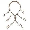 Hunting Decoy Rope Hunting Duck Call Lanyard Cord Hunter Game Whistle Lanyard Hunting Decoy Rope with 12 Adjustable Loops Rings - V.I.P Digital Presence