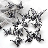 Halloween 3D Butterfly Bat Home Decor Wall Sticker 12 Pack Butterfly Sticker Wall Sticker - V.I.P Digital Presence