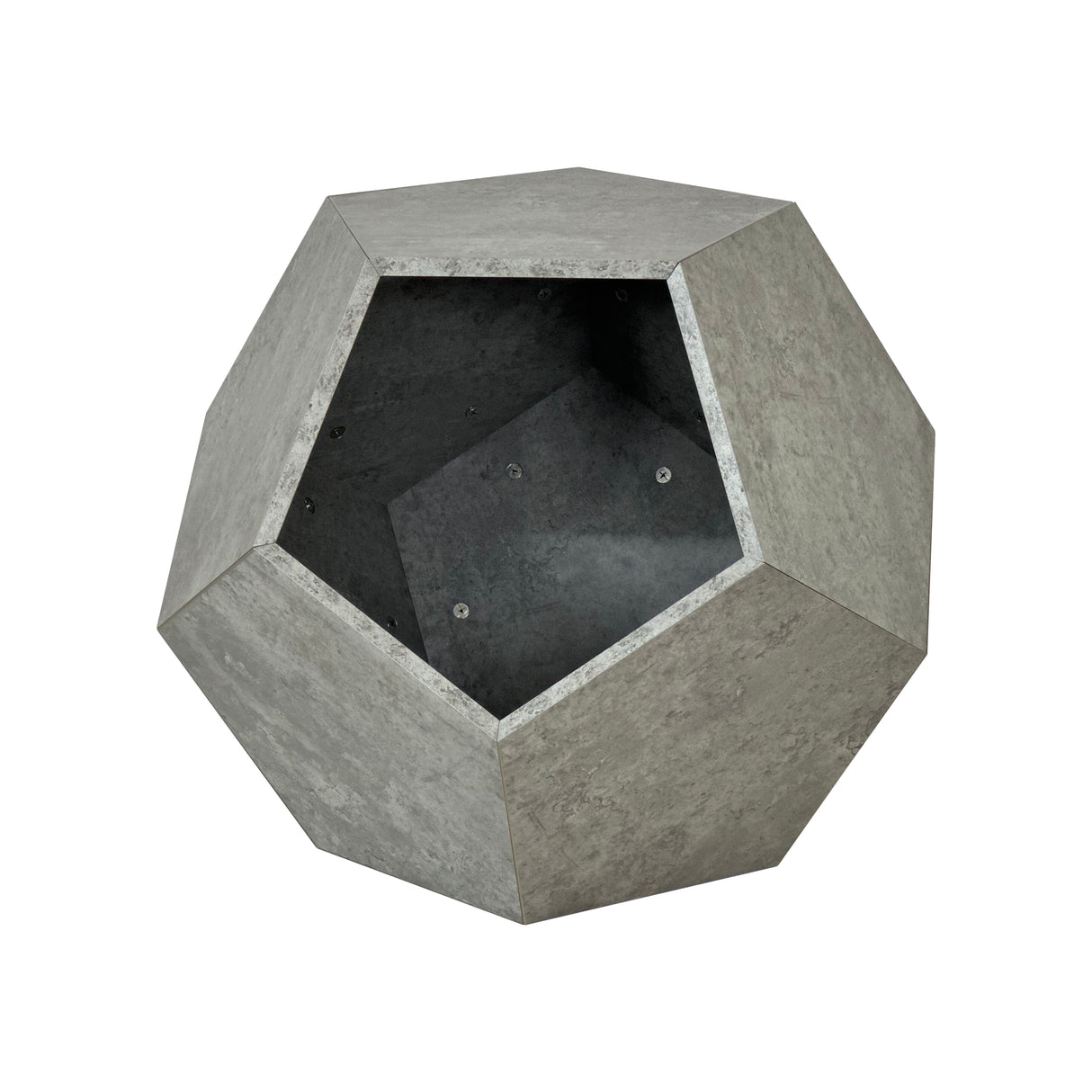 25.98"Modern Pet Furniture Cat Litter Side Table, Sofa Side Table, Planter MDF Multifunctional Furniture, Cement Gray - V.I.P Digital Presence