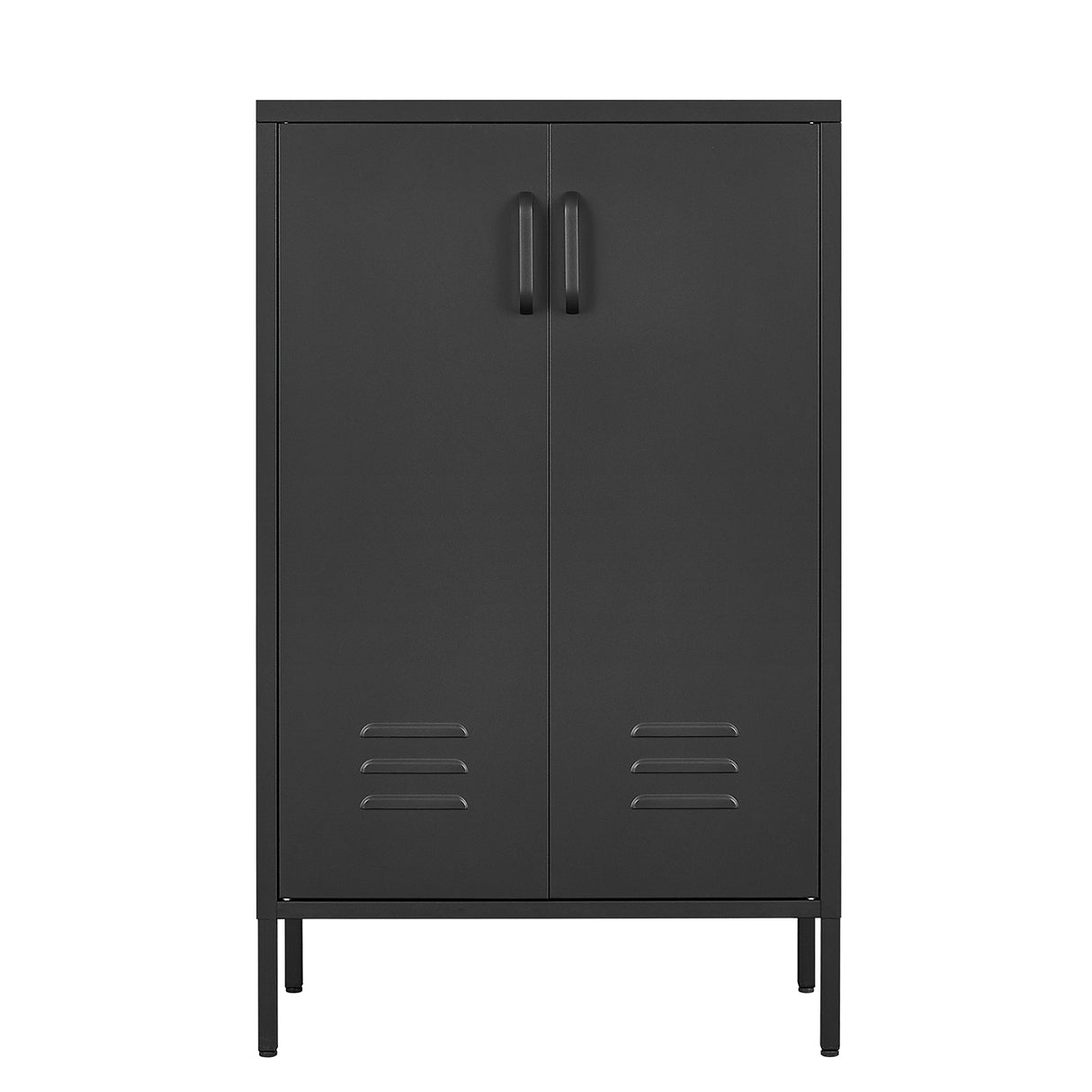 Steel storage cabinet, double door miscellaneous storage cabinet, 2 movable partitions - V.I.P Digital Presence