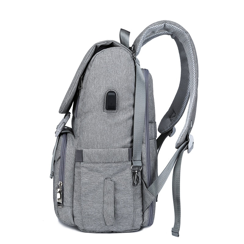 Baby Diaper Bag With USB Interface Large baby nappy changing Bag Mummy Maternity Travel Backpack for mom Nursing bags - V.I.P Digital Presence