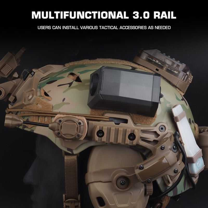 Tactical Helmet Wendy 3.0: Adjustable, for Training, Animation, Games & Outdoor Riding. - V.I.P Digital Presence