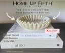 Groove lotus leaf edge decorative bowl - living room style coffee table bookshelf desktop style home retro decoration - V.I.P Digital Presence