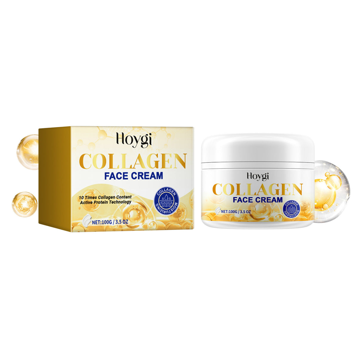 Collagen Face Cream, Moisturizing, Moisturizing And Firming Facial Skin, Cleaning, Anti-Wrinkle, Anti-Aging Eyes - V.I.P Digital Presence