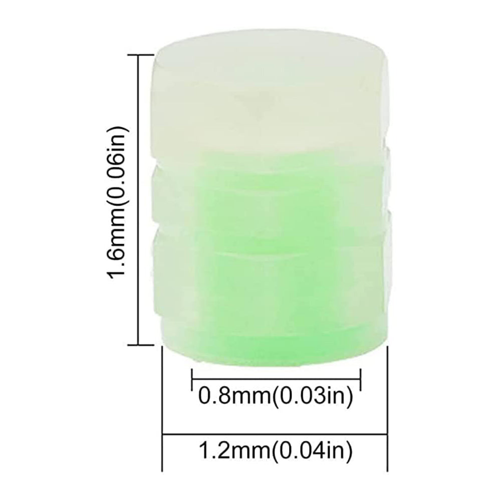 Tapa de válvula luminosa para neumático de coche, para vehículo eléctrico, motocicleta, boquilla de aire, cubierta luminosa para válvula de núcleo, universal