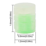 Tapa de válvula luminosa para neumático de coche, para vehículo eléctrico, motocicleta, boquilla de aire, cubierta luminosa para válvula de núcleo, universal