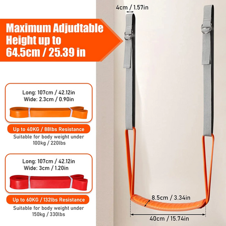Pull Up Assistance Bands Set Resistance Strap for Pull Up Assist for Men Women Hanging Training Chin-up Workout Body Stretching - V.I.P Digital Presence