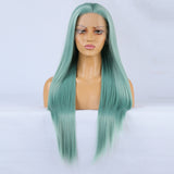Wig Front Big Lace Ladies Chemical Fiber Wig Headgear Lace Wigs Long Straight Hair - V.I.P Digital Presence