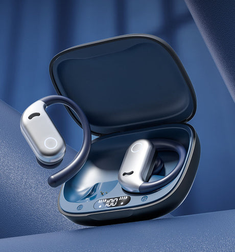 M78 Open Bluetooth Earphones Noise Reduction Wireless Ear Hanging Running Sports Digital Display Earphones - V.I.P Digital Presence