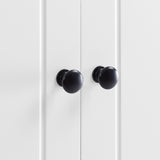 Bathroom Storage Cabinet, Cabinet with Two Doors and Drawers, Adjustable Shelf, MDF Board, White - V.I.P Digital Presence