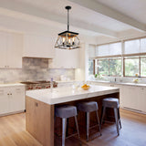 4-Light Farmhouse Chandeliers For Dining Room (No Bulbs) - V.I.P Digital Presence