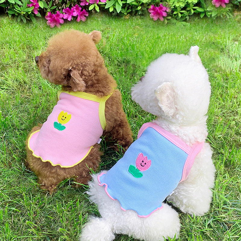 Mile Pet Dog Slim Summer Sheer Schnauzer Pome Teddy Small Dog Bears Cat Clothes - V.I.P Digital Presence