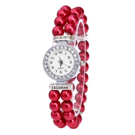 Crystal Watch Fashion Women Watch Pearl String Watch Strap Quartz Bracelet Watch models Female Clock Ladies damenuhr reloj mujer - V.I.P Digital Presence