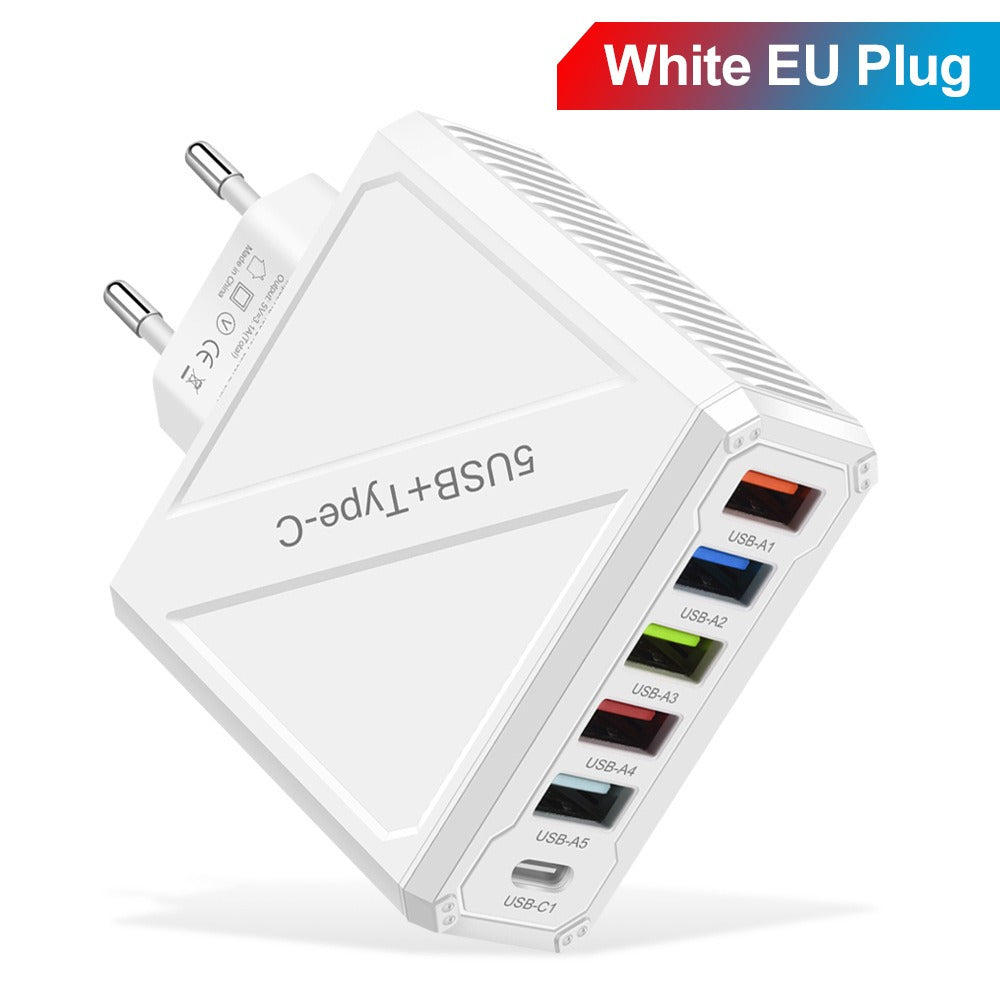 5USB Charger mobile phone charger charging head - V.I.P Digital Presence