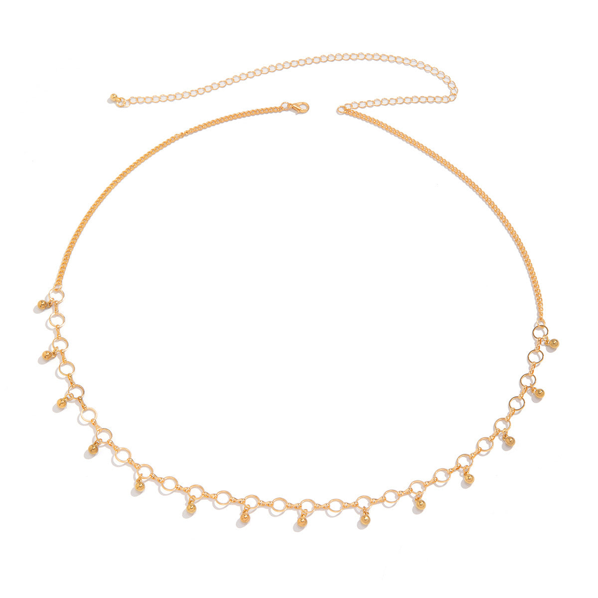 Simple and cold style round bead waist chain body chain sexy love single-layer waist chain accessory - V.I.P Digital Presence