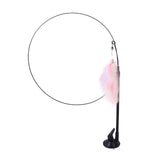 Suction cup cat toy stick that can be attached and held with steel wire multi head interchangeable cat toy and pet supplies - V.I.P Digital Presence