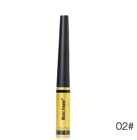 Music Flower Brand 6 Color Shimmer Liquid Eyeliner Pen Brightening Eyes Makeup Eye Liner Pencil Waterproof Quick Drying Eyelid - V.I.P Digital Presence