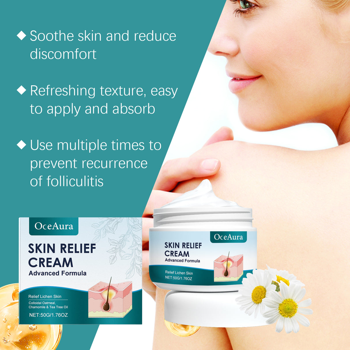 Crema para el cuidado del folículo piloso Cuidado del cuero cabelludo Espalda Rostro Limpieza Reparación Acné Crema para el cuidado del folículo piloso