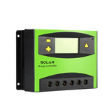 12V 24V 60A 50A 40A 30A  Solar Controller with LCD Function Dual USB 5VDC Output Solar Panel Battery Charge Regulator - V.I.P Digital Presence