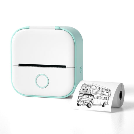 Phomemo Portable Mini Thermal Printer T02 Mini Pocket Label Printer DIY Self-adhesive Sticker Label Machine Various Label Paper - V.I.P Digital Presence