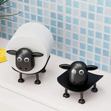 Cute sheep shaped toilet paper holder suitable for fashionable home decoration tissue box storage bathroom accessories decoration rack - V.I.P Digital Presence