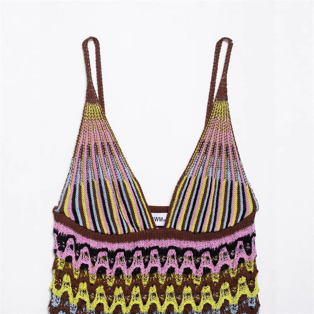 Sexy Backless Knitted DressStyle Fashion Women's Dress - V.I.P Digital Presence
