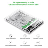 2.5-inch tool free transparent hard drive case 3.0 notebook external portable hard drive case 3.0 SSD - V.I.P Digital Presence